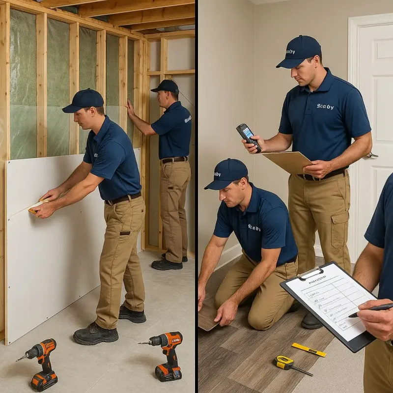 Repairs and Reconstruction process in Whitley City, KY